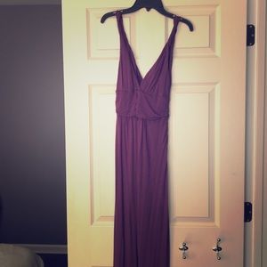 J Crew plum maxi dress size 0